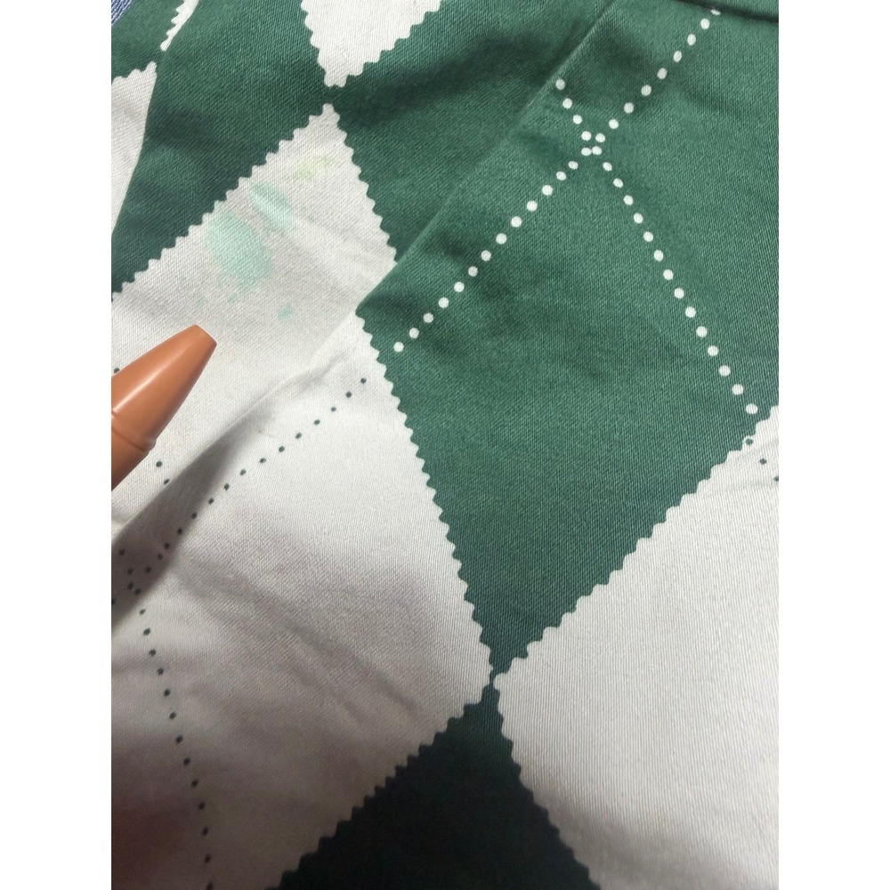Loudmouth Michigan State Spartans Golf Skort 4 Green White Argyle MSU Skirt - Picture 11 of 11